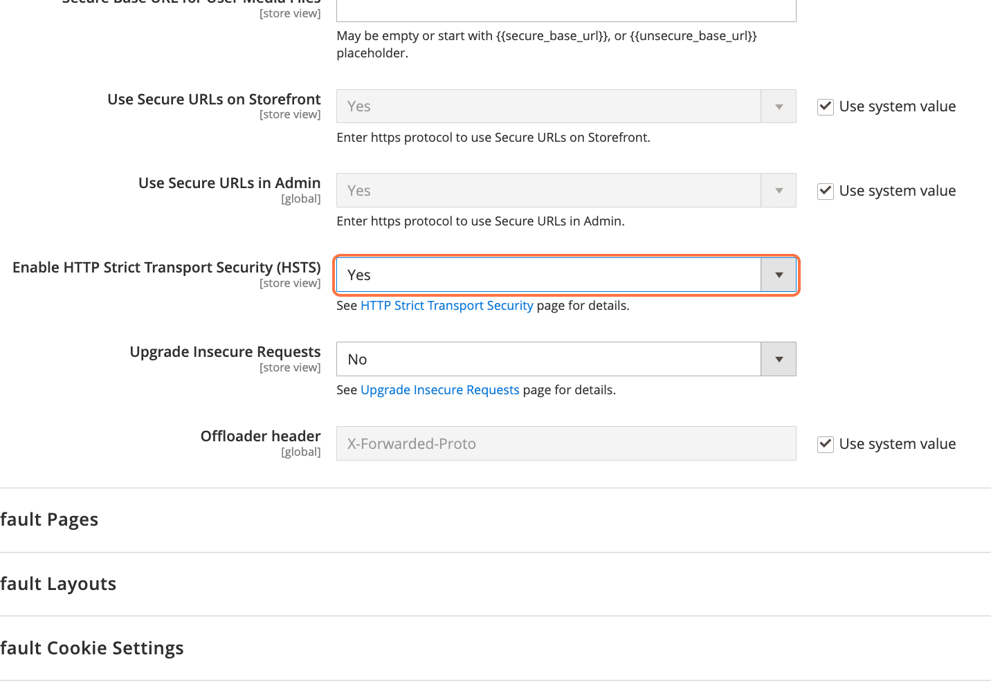 Configuring HSTS and Upgrade Insecure Requests in Magento 2 | How to Set Global Redirects for Magento 11 image 11 edited 1