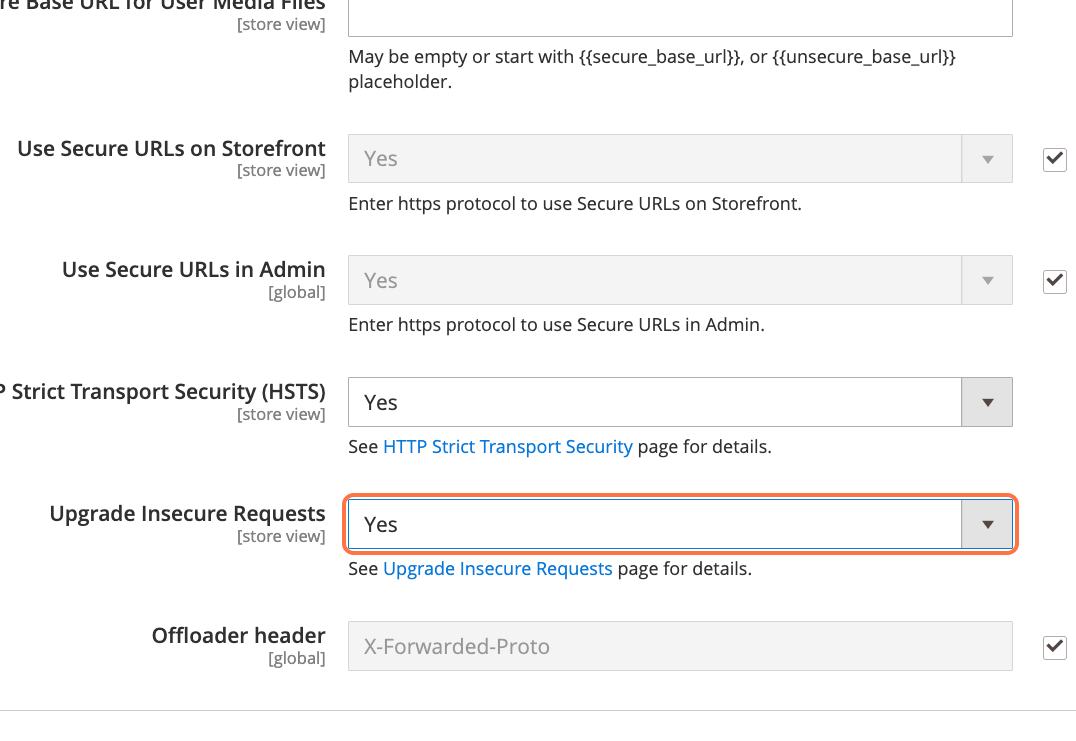 Configuring HSTS and Upgrade Insecure Requests in Magento 2 | How to Set Global Redirects for Magento 7 image 12 edited 2