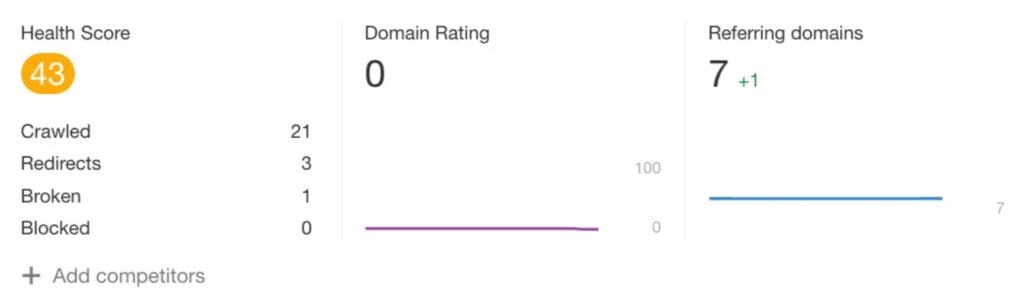 Typical result of 6 months of SEO Campaign for a new website 5
